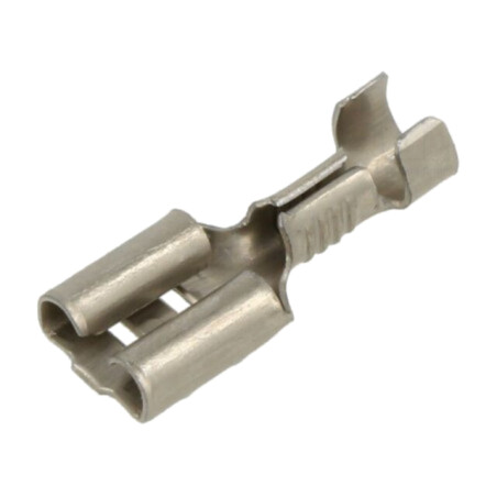 Terminal: plat; 6,3mm; 0,8mm; mamă; 1÷2,5mm2; crimpat; pe cablu