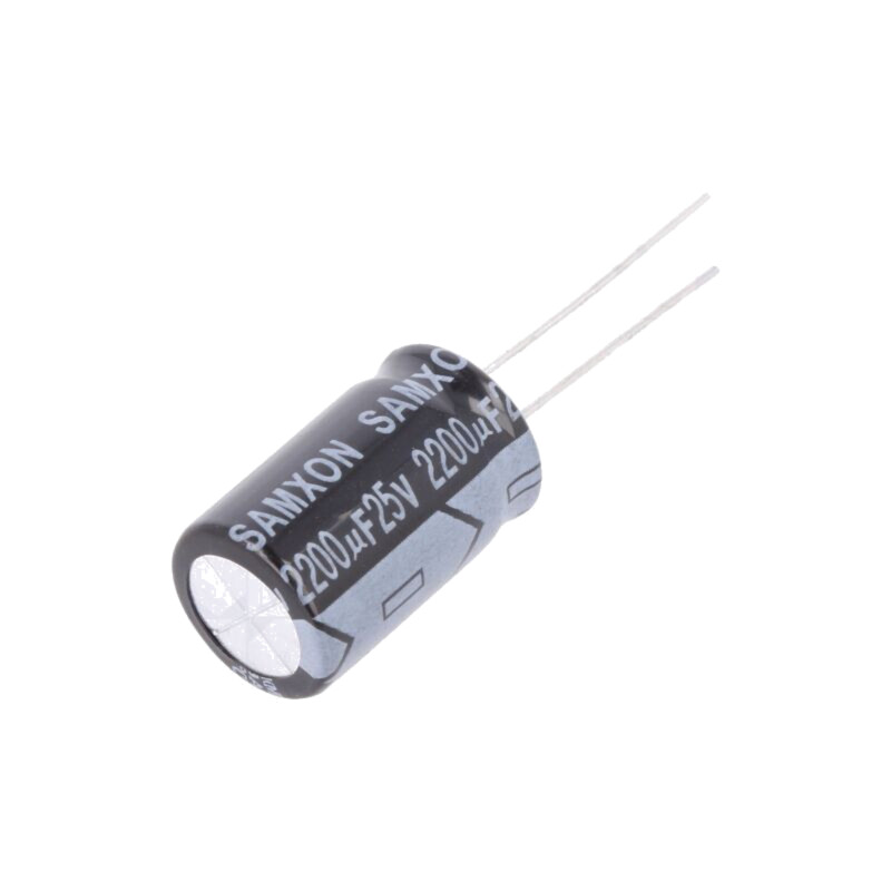 Condensator: electrolitic; THT; 2200uF; 25VDC; Ø12,5x20mm; ±20% Condensator: electrolitic; THT; 2200uF; 25VDC; Ø12,5x20mm; ±20%
