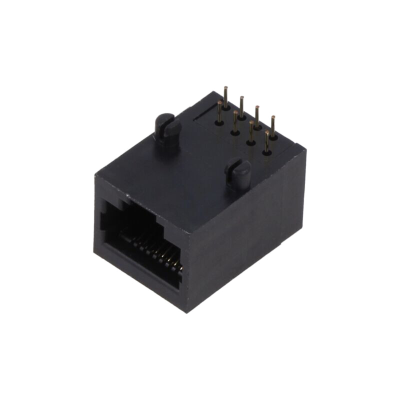 Conector: RJ45; soclu; PIN: 8; Dispunere: 8p8c; THT; în unghi 90° Conector: RJ45; soclu; PIN: 8; Dispunere: 8p8c; THT; în unghi 90°