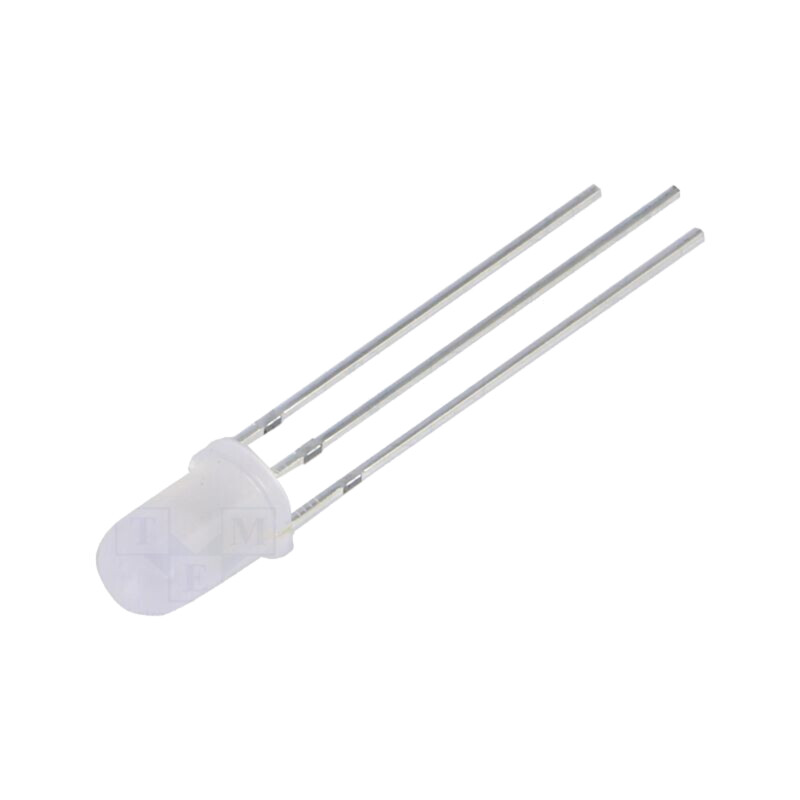 LED; 5mm; galben/verde; 60°; Parte frontală: convex; Nr.term: 3 LED; 5mm; galben/verde; 60°; Parte frontală: convex; Nr.term: 3