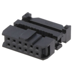 Conector: IDC; mufă; mamă; PIN: 12; cu presare a cablului; IDC