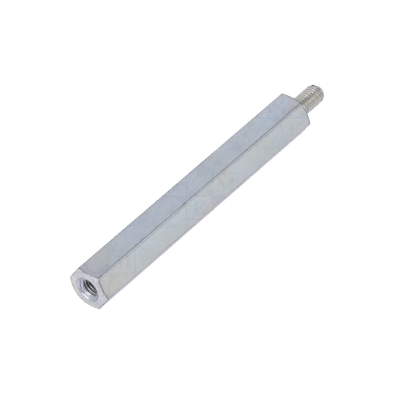 Piuliţă-distanţieră filetată; 45mm; Filet int: M3; Filet ext: M3