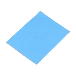 Suport termoconductor: acrilic; TO220; L: 20mm; W: 15mm; Thk: 0,25mm