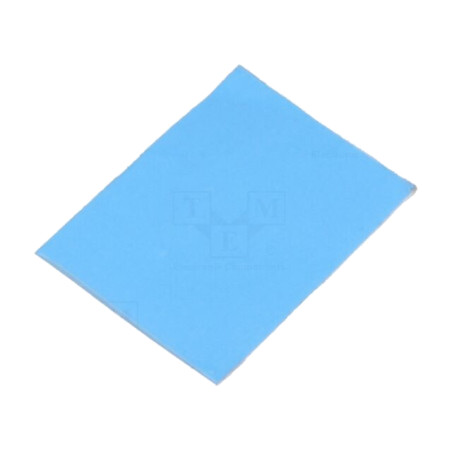 Suport termoconductor: acrilic; TO220; L: 20mm; W: 15mm; Thk: 0,25mm