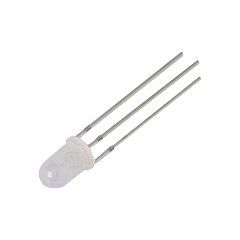 LED; 5mm; galben/albastru; 60°; Parte frontală: convex; Nr.term: 3 LED; 5mm; galben/albastru; 60°; Parte frontală: convex; Nr.term: 3