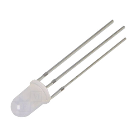 LED; 5mm; galben/albastru; 60°; Parte frontală: convex; Nr.term: 3
