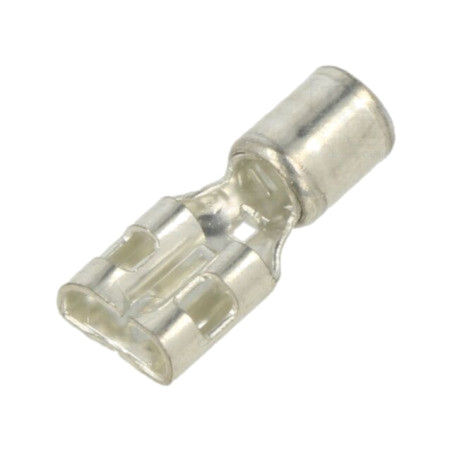 Terminal: plat; 6,3mm; 0,8mm; mamă; 4÷6mm2; crimpat; pe cablu; drept