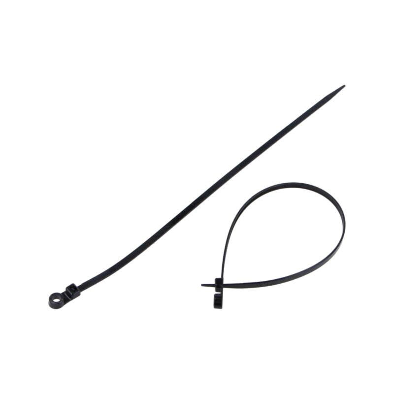 Colier de strângere; cu ochi; L: 309mm; W: 4,8mm; neagră Colier de strângere; cu ochi; L: 309mm; W: 4,8mm; neagră