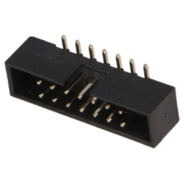 Conector: IDC; soclu; tată; PIN: 14; verticală; SMT; gold flash; 2mm