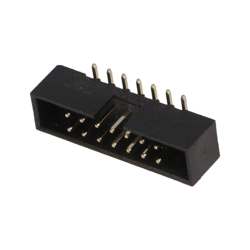 Conector: IDC; soclu; tată; PIN: 14; verticală; SMT; gold flash; 2mm Conector: IDC; soclu; tată; PIN: 14; verticală; SMT; gold flash; 2mm