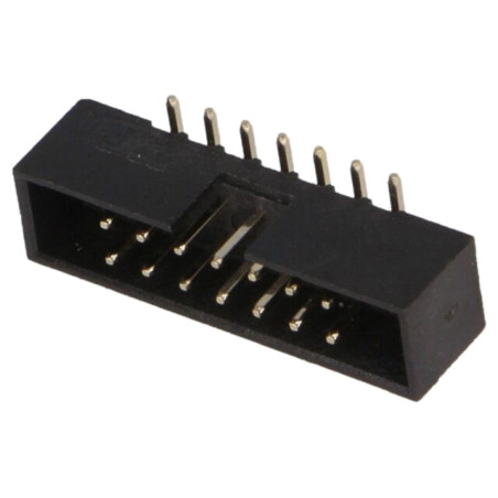 Conector: IDC; soclu; tată; PIN: 14; verticală; SMT; gold flash; 2mm