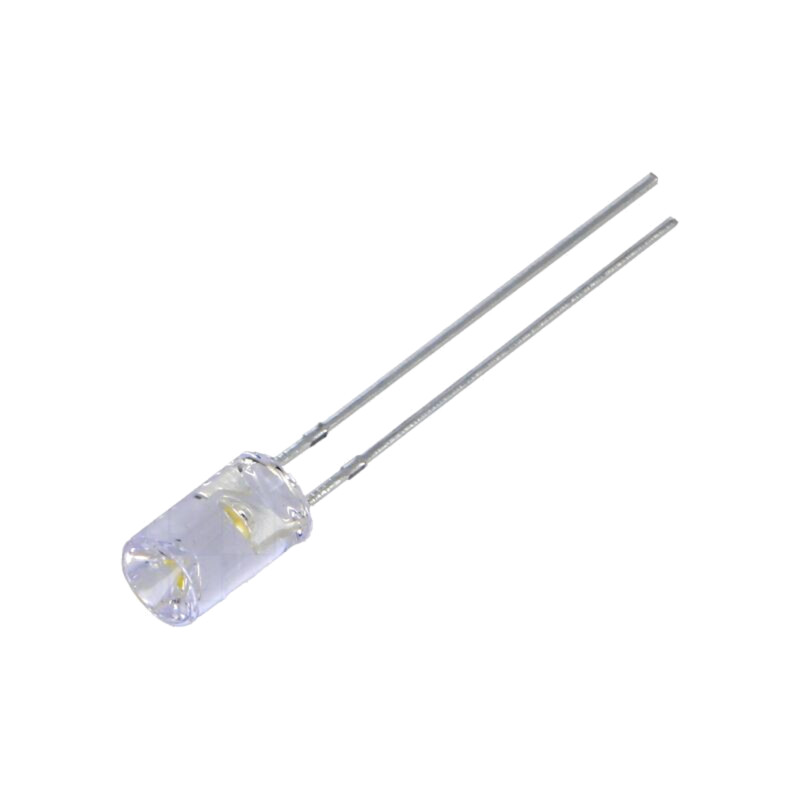 LED; 5mm; alb cald; 500÷750mcd; 120°; Parte frontală: concav; 5VDC LED; 5mm; alb cald; 500÷750mcd; 120°; Parte frontală: concav; 5VDC