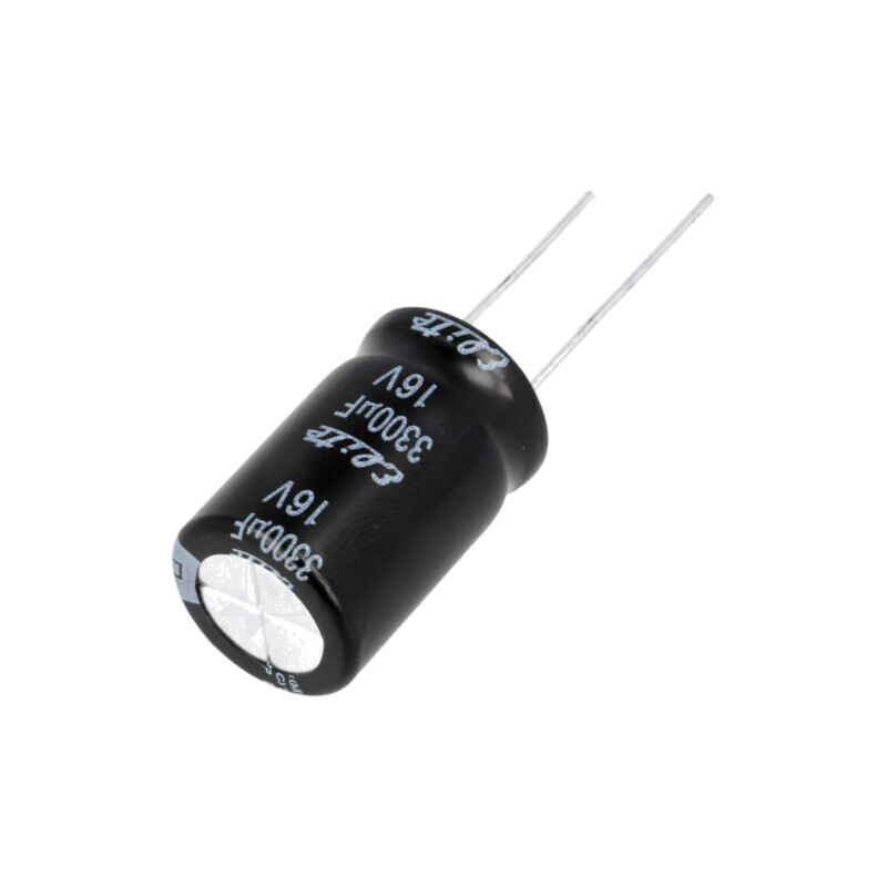 Condensator: electrolitic; THT; 3300uF; 16VDC; Ø16x25mm; ±20% Condensator: electrolitic; THT; 3300uF; 16VDC; Ø16x25mm; ±20%