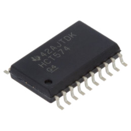 IC: digital; flip-flop D; Ch: 8; SMD; SO20; HCT; OUT: cu 3 stări