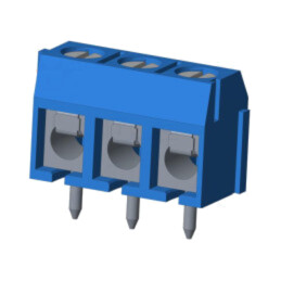 Regletă de conexiuni pt.PCB; în unghi; 5mm; piste: 3; pentru PCB