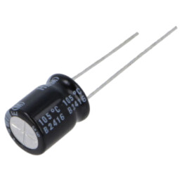 Condensator: electrolitic; low ESR; THT; 47uF; 100VDC; Ø10x12,5mm