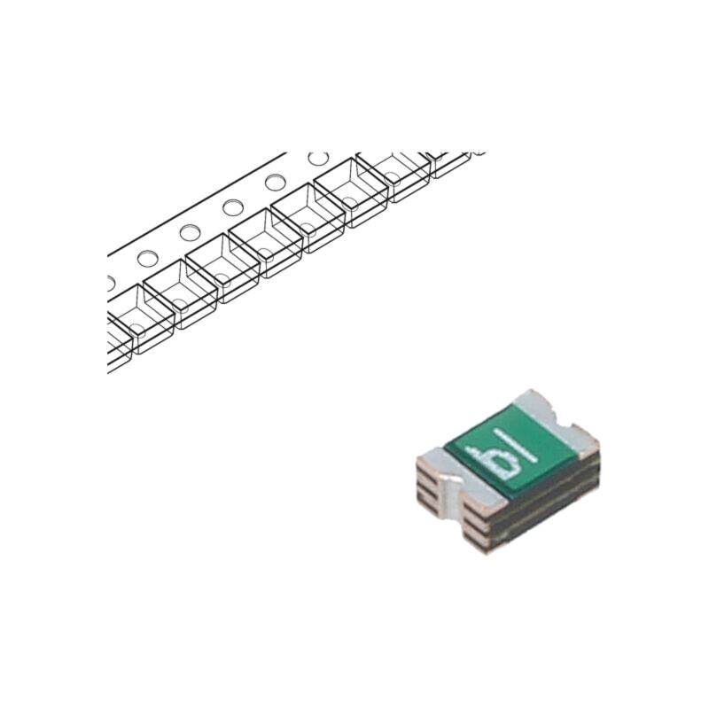 Siguranţă: polimerică PTC; 1A; Imax: 40A; SMD; 0ZCK; 0805
