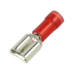 Terminal: plat; 6,3mm; 0,8mm; mamă; 0,5÷1mm2; crimpat; pe cablu