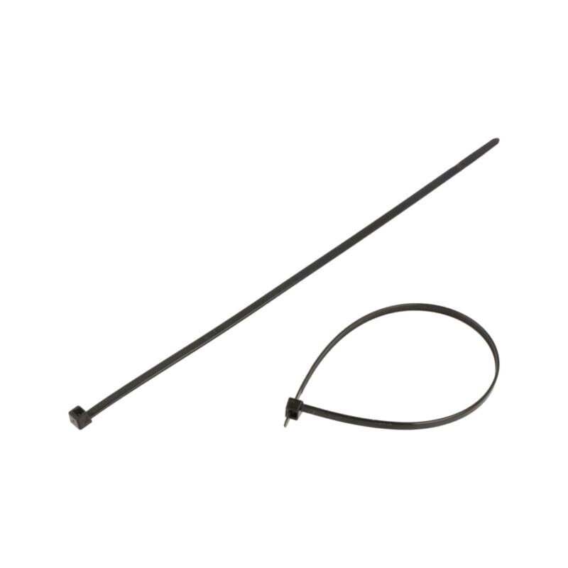 Colier de strângere; L: 270mm; W: 4,6mm; neagră; poliamidă; 225N