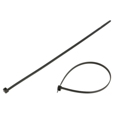 Colier de strângere; L: 270mm; W: 4,6mm; neagră; poliamidă; 225N