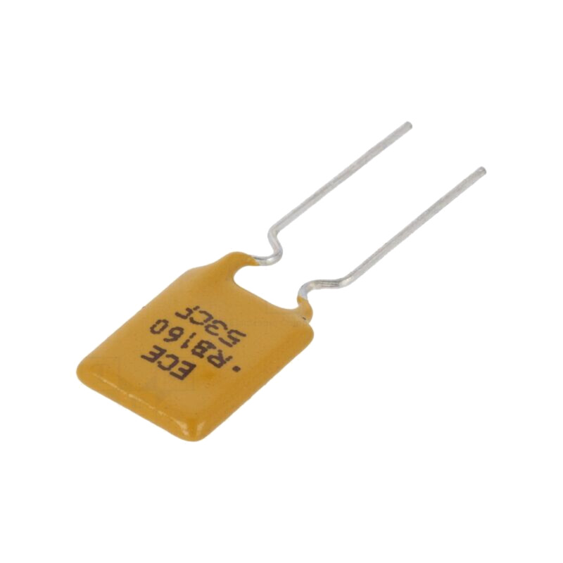 Siguranţă: polimerică PTC; 1,6A; THT; 8,9x15,2mm; 5,1mm Siguranţă: polimerică PTC; 1,6A; THT; 8,9x15,2mm; 5,1mm