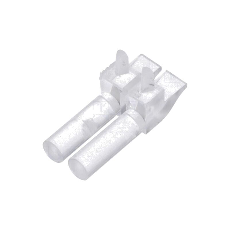 Tub pentru LED-uri; Ø2mm; Nr.mod: 2; rotund; în unghi,pentru PCB Tub pentru LED-uri; Ø2mm; Nr.mod: 2; rotund; în unghi,pentru PCB