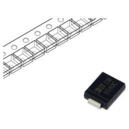 Diodă: redresoare Schottky; SMC; SMD; 40V; 5A; 16ns; rolă,bandă