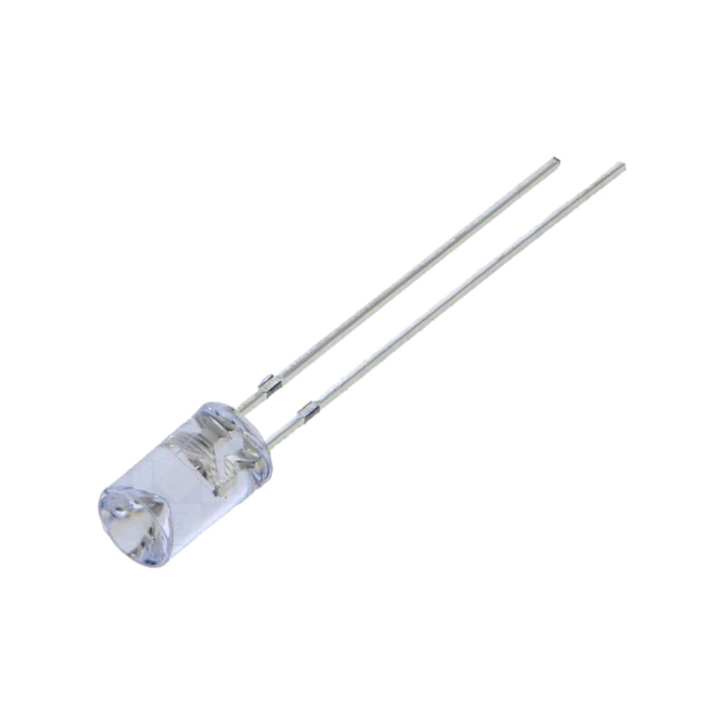 LED; 5mm; verde; 750÷1120mcd; 120°; Parte frontală: concav; 5VDC LED; 5mm; verde; 750÷1120mcd; 120°; Parte frontală: concav; 5VDC