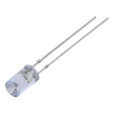LED; 5mm; verde; 750÷1120mcd; 120°; Parte frontală: concav; 5VDC