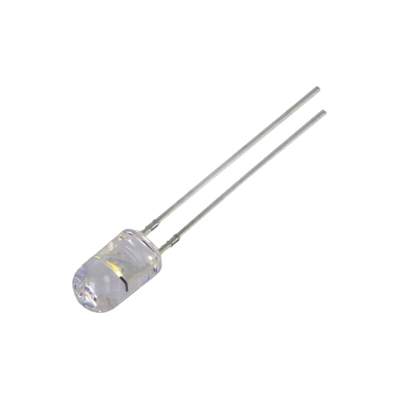 CRLED; 5mm; alb cald; 8000mcd; 30°; Parte frontală: convex; 320mW CRLED; 5mm; alb cald; 8000mcd; 30°; Parte frontală: convex; 320mW