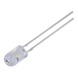 CRLED; 5mm; alb rece; 12000mcd; 30°; Parte frontală: convex; 320mW