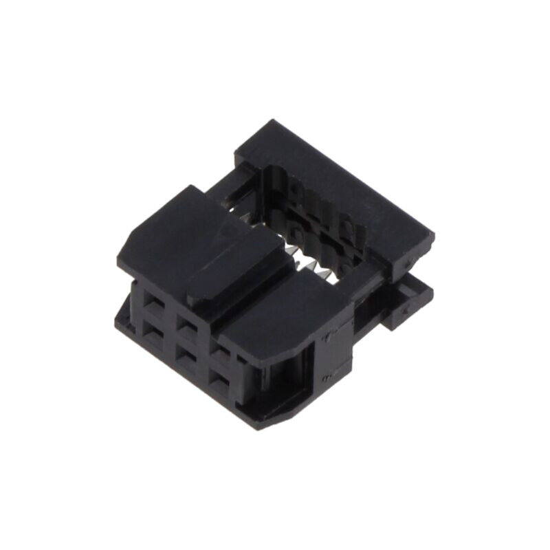 Conector: IDC; mufă; mamă; PIN: 6; fără presarea cablului; IDC Conector: IDC; mufă; mamă; PIN: 6; fără presarea cablului; IDC