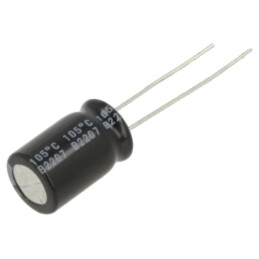 Condensator: electrolitic; THT; 470uF; 35VDC; Ø10x16mm; Raster: 5mm