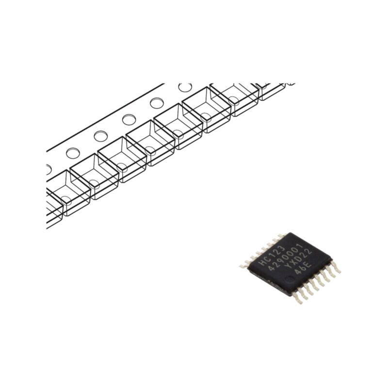 IC: digital; monostabil,multivibrator; Ch: 2; CMOS; 2÷6VDC; SMD IC: digital; monostabil,multivibrator; Ch: 2; CMOS; 2÷6VDC; SMD