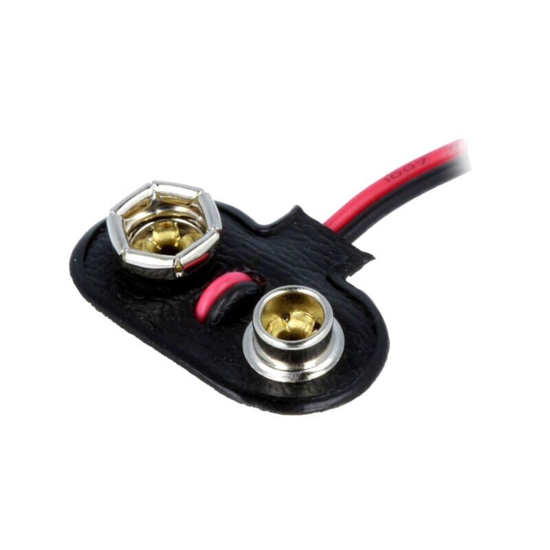 Conector 6F22; 6F22,6LR61; Nr.bat: 1; cabluri; 150mm Conector 6F22; 6F22,6LR61; Nr.bat: 1; cabluri; 150mm