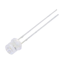 CRLED; 5mm; roşie; 1120mcd; 140°; Parte frontală: plat; 12VDC