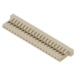 Conector: cablu-placă; DF14; PIN: 20; mufă; pe cablu; mamă; drept