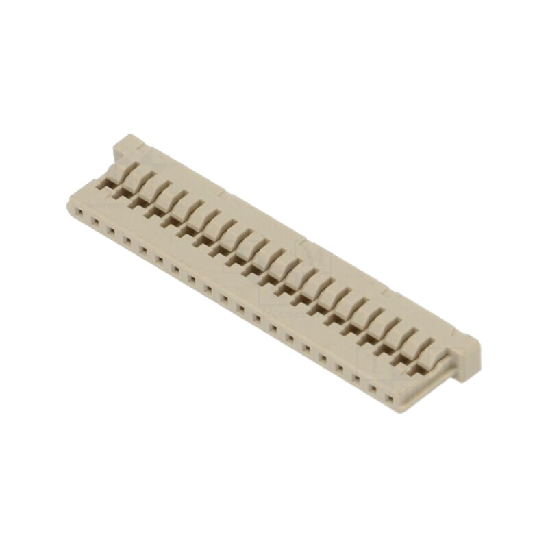 Conector: cablu-placă; DF14; PIN: 20; mufă; pe cablu; mamă; drept