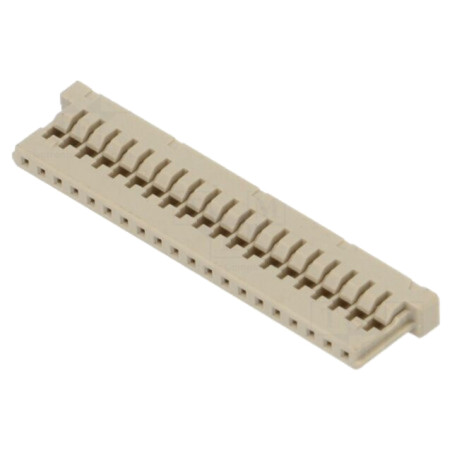 Conector: cablu-placă; DF14; PIN: 20; mufă; pe cablu; mamă; drept
