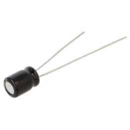 Condensator: electrolitic; THT; 15uF; 25VDC; Ø5x7mm; Raster: 2mm