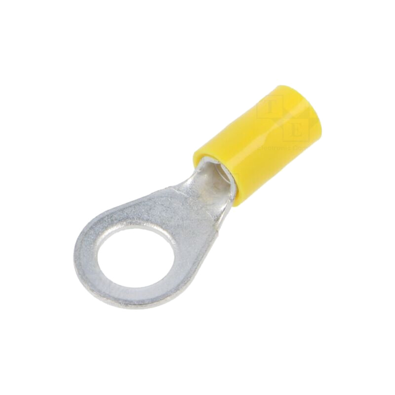 Vârf: inelar; M8; Ø: 8,5mm; 4÷6mm2; crimpat; pe cablu; izolată; cupru Vârf: inelar; M8; Ø: 8,5mm; 4÷6mm2; crimpat; pe cablu; izolată; cupru