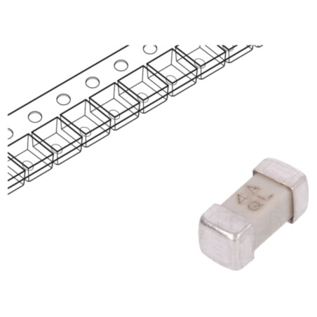 Siguranţă: siguranţă; ardere rapidă; 4A; 125VAC; 125VDC; SMD; 0679L
