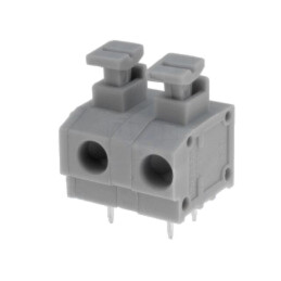 Regletă de conexiuni pt.PCB; în unghi 90°; 7,5mm; piste: 2; 15A