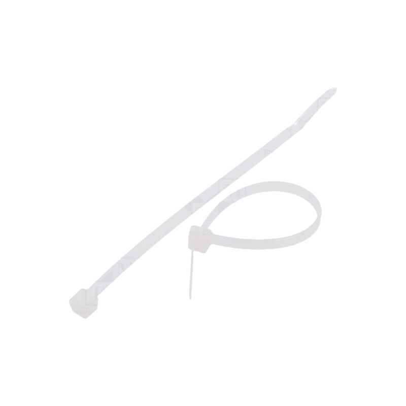 Colier de strângere; L: 710mm; W: 7,6mm; naturală; poliamidă; 667N
