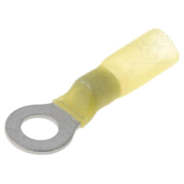 Vârf: inelar; M6; Ø: 6,5mm; 4÷6mm2; crimpat; pe cablu; galbenă; 150°C