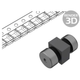 Filtru: anti-interferenţe; SMD; 1206; 6A; 25VDC; ±30%; 22pF; 180mm