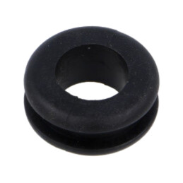 Manşon; Øorif.mont: 18mm; Øorif: 12mm; neagră; Gros.panou: max.4mm