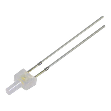 LED; rotund; bipolară; alb cald; 1120÷1560mcd; 90°; 30mA