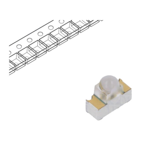 Emiţător IR; 940nm; transparent; 9°; 1,5÷1,75VDC; SMD; 70mA