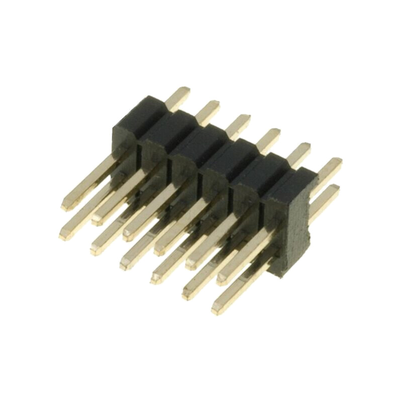 Conector: şiruri pini; şir pini; tată; PIN: 12; drept; 1,27mm; THT